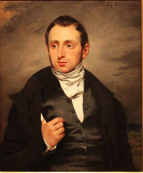 Eugene Delacroix Portrait of Dr. Francois-Marie Desmaisons Sweden oil painting art